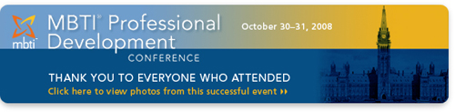 2008 MBTI Professional Development Conference attendees